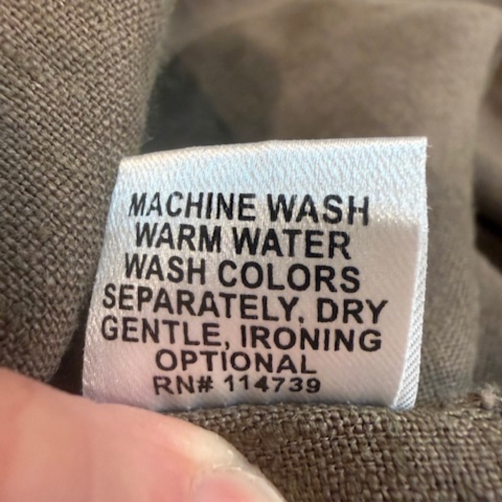 Flax Jeanne Engelhart Maxi Skirt Pull On Linen Sz. L Brown Lagenlook Minimalist - Picture 7 of 8